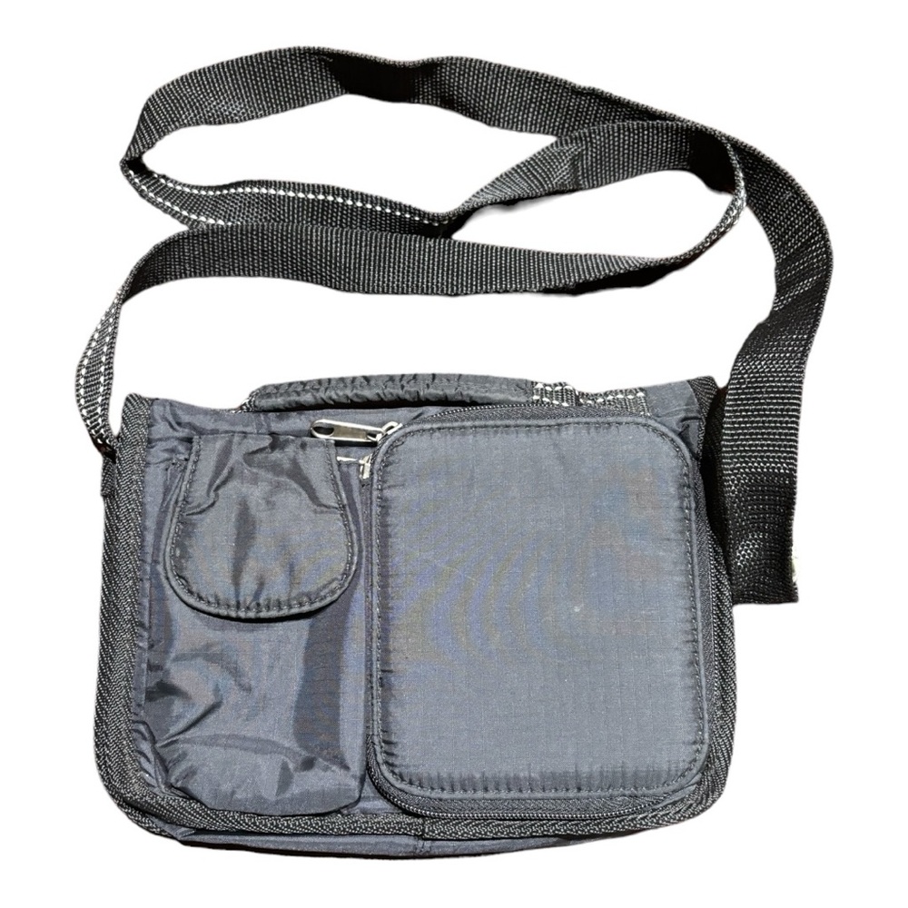Connections Women's Black with White Accents Mini Crossbody Bag - Picture 11 of 12
